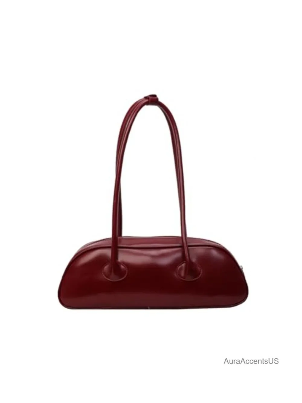Waterproof PU Leather Hobo Bag Women's Shoulder Handbag with Top Handle &